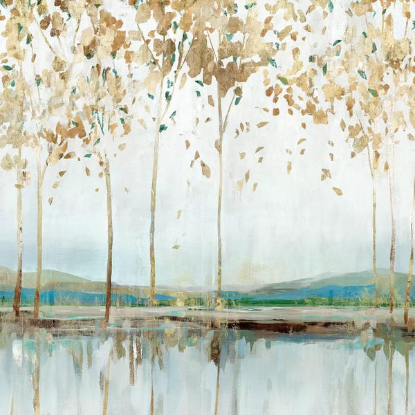 Birch Trees: River Breath II by Isabelle Z