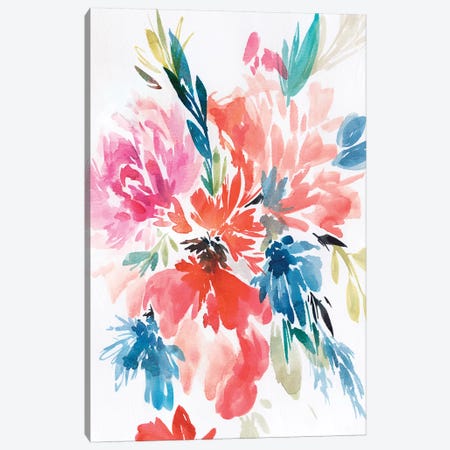 Flower Explosion I Canvas Print #ZEE44} by Isabelle Z Canvas Wall Art