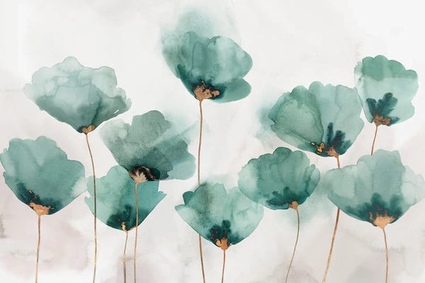 Poppies: Emerald Gathering by Isabelle Z