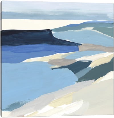 Graham Lake II Canvas Art Print - Coastal & Ocean Abstract Art