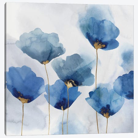 Pretty in Blue I Canvas Print #ZEE484} by Isabelle Z Art Print