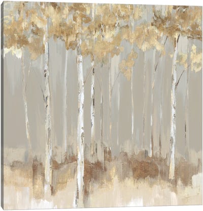 Shimmering Escape Canvas Art Print - Birch Tree Art