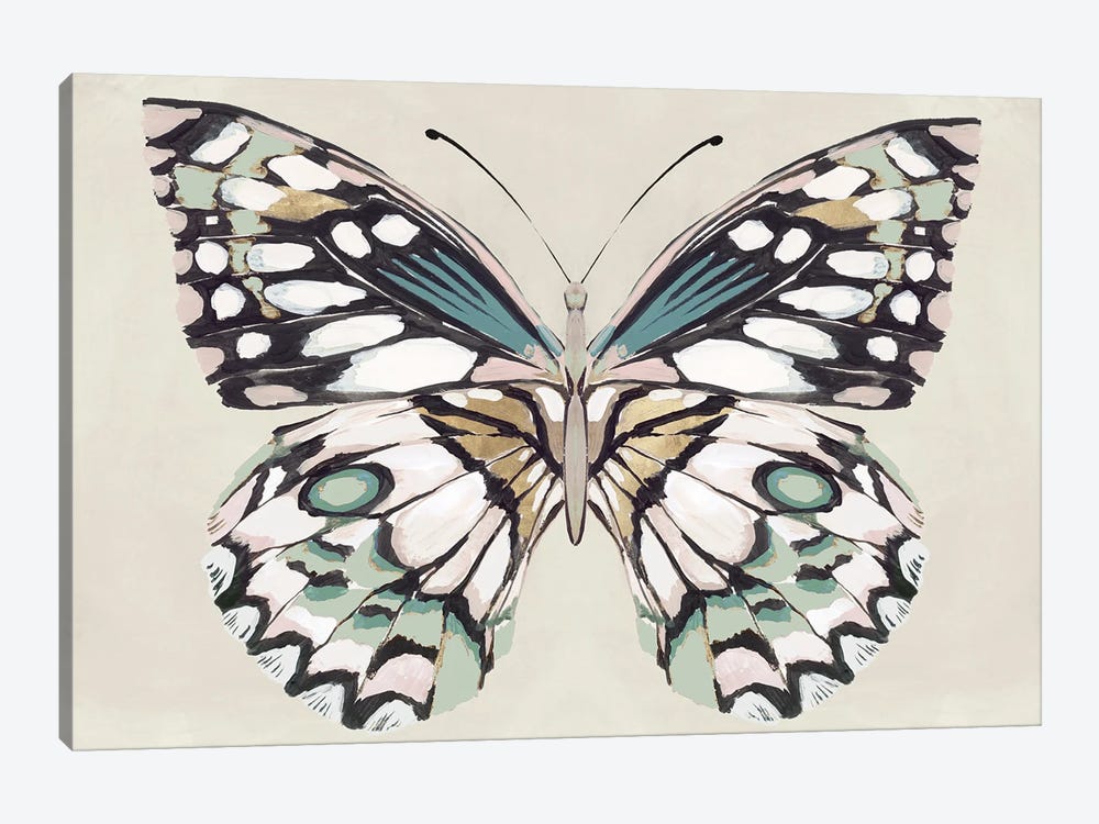 Butterfly's Kiss I by Isabelle Z 1-piece Canvas Artwork