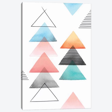 Group Of Triangles II Canvas Print #ZEE50} by Isabelle Z Canvas Art