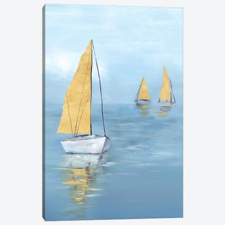 Golden Sail I Canvas Print #ZEE520} by Isabelle Z Canvas Print