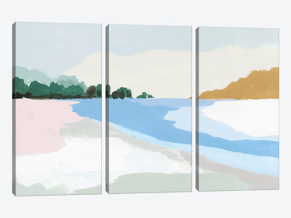 Soft Coastal II by Isabelle Z 3-piece Canvas Print