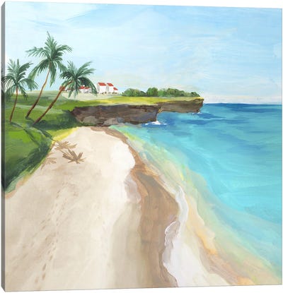 Summer Beach Walk Canvas Art Print - Isabelle Z