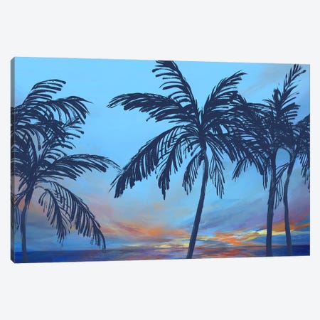 Sunset Beach Canvas Print #ZEE548} by Isabelle Z Art Print