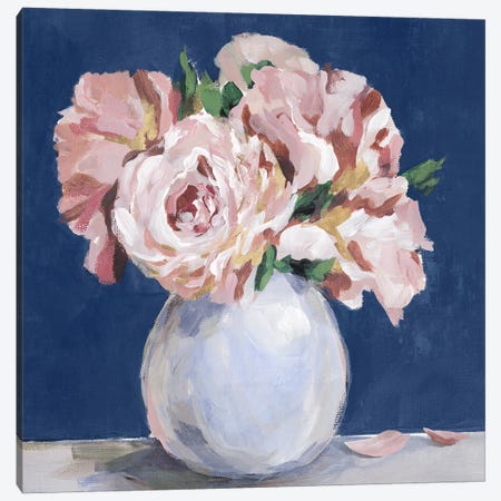 Sweet Peonies  In Vase Canvas Print #ZEE553} by Isabelle Z Canvas Art