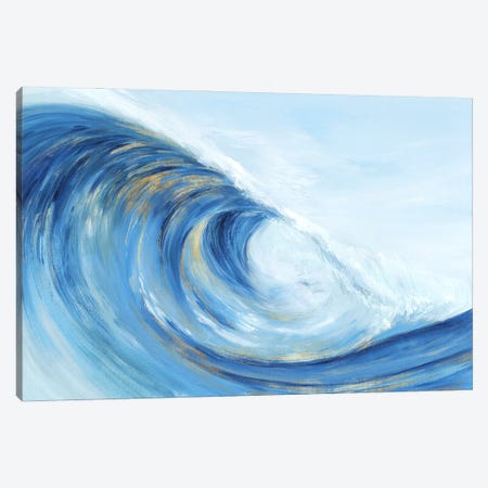 Wave Curl I Canvas Print #ZEE560} by Isabelle Z Canvas Print
