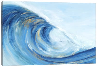 Wave Curl I Canvas Art Print - Wave Art