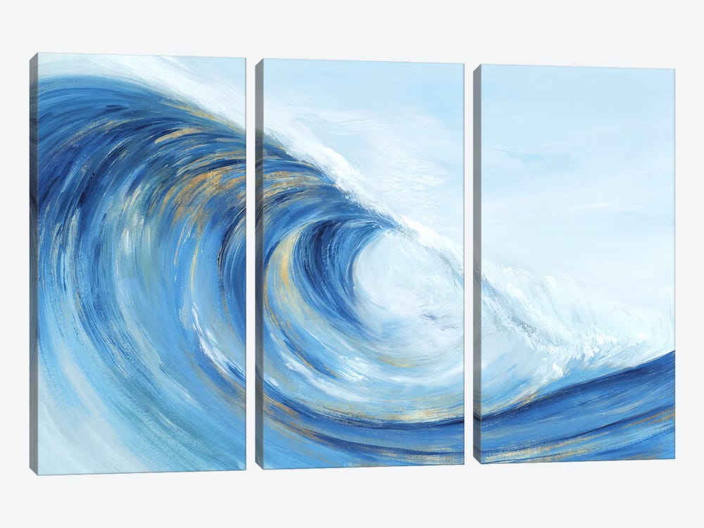 Wave Curl I by Isabelle Z 3-piece Canvas Wall Art