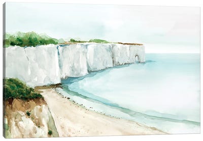 A Cliff By The Sea Canvas Art Print - Isabelle Z