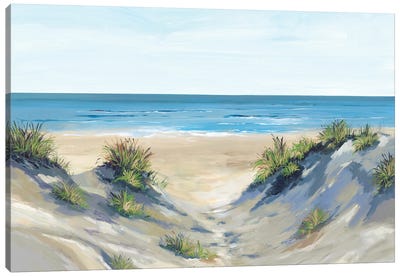 Beach Sand Dune I Canvas Art Print - Coastal & Ocean Abstract Art