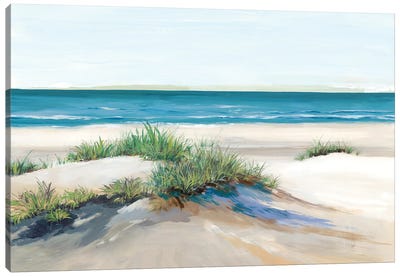 Beach Sand Dune II Canvas Art Print - Coastal & Ocean Abstract Art