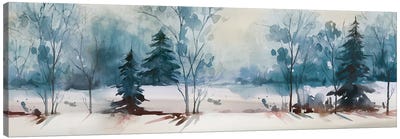 Dusty Blue I Canvas Art Print - Pine Tree Art