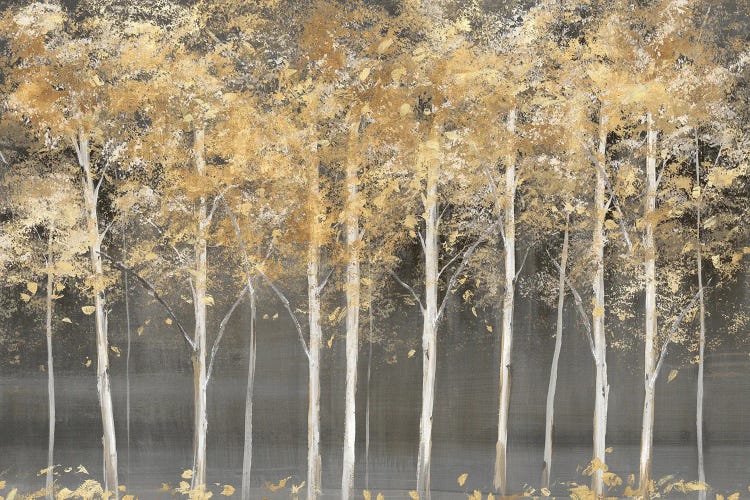 Golden Forest Light by Isabelle Z wall art