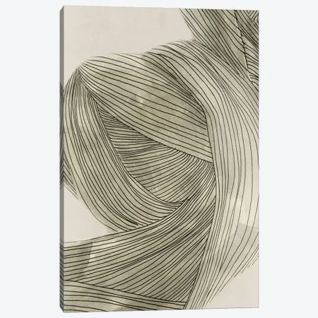 Linear Sage Pathways II Canvas Print #ZEE583} by Isabelle Z Art Print