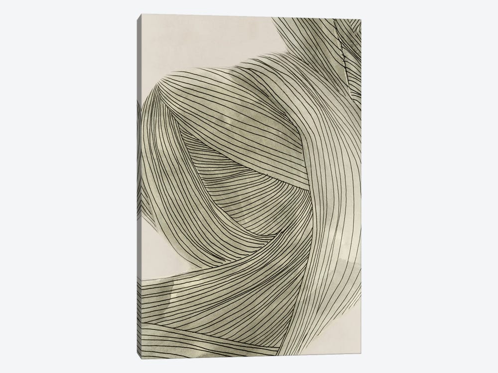 Linear Sage Pathways II by Isabelle Z 1-piece Art Print
