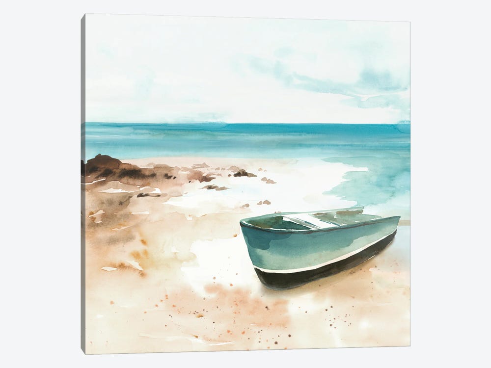 Little Boat On The Shore I by Isabelle Z 1-piece Canvas Wall Art