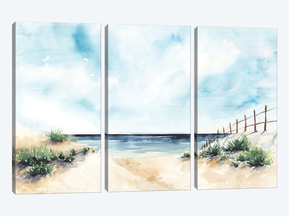 Sandy Beach II by Isabelle Z 3-piece Art Print
