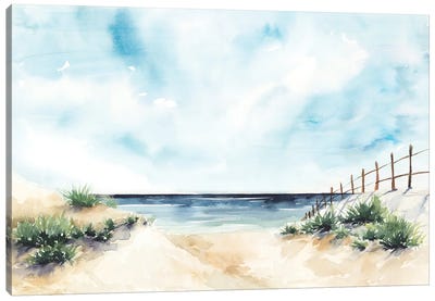 Sandy Beach II Canvas Art Print - Isabelle Z