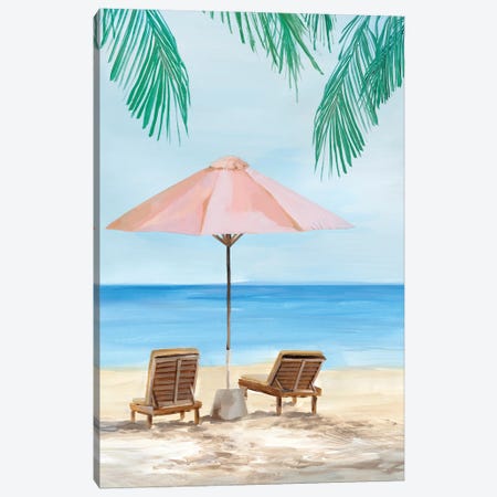 Sunny Beach Days Canvas Print #ZEE599} by Isabelle Z Canvas Artwork