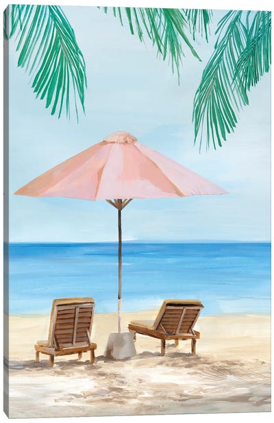 Sunny Beach Days Canvas Art Print - Isabelle Z
