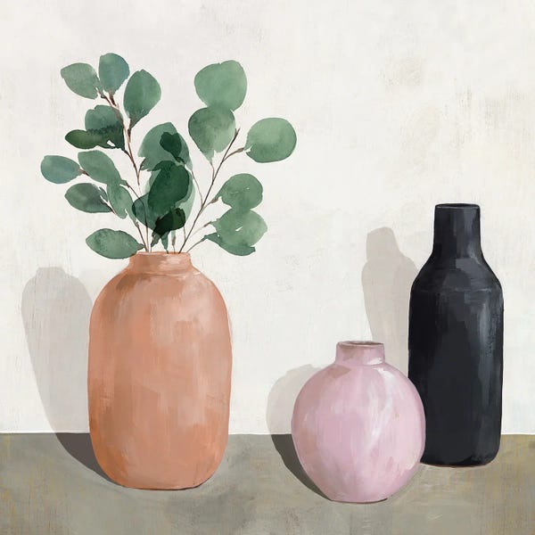 Minimalist Bohemian Decor: Three Vases by Isabelle Z