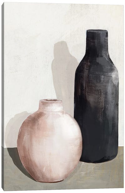 Vases I Canvas Art Print - Pottery Still Life