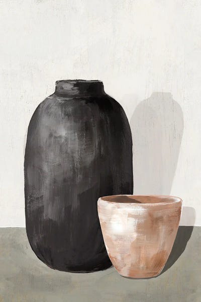 Pottery Still Life: Vases II by Isabelle Z