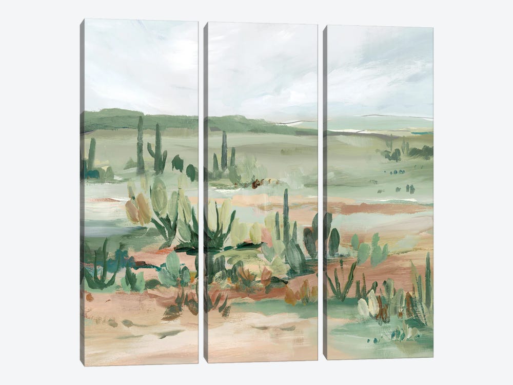Cactus Field I by Isabelle Z 3-piece Canvas Art