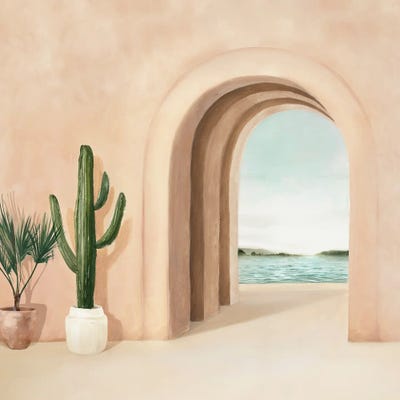 Coastal Arch by Isabelle Z multi panel art