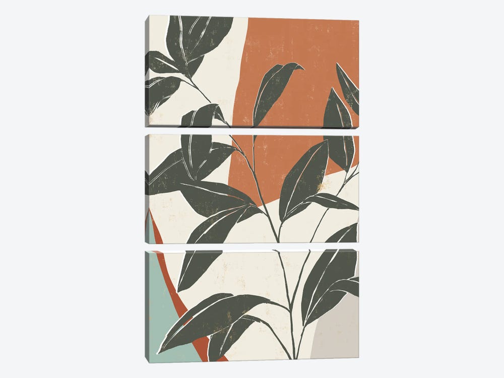 Cutout Leaves II by Isabelle Z 3-piece Canvas Print