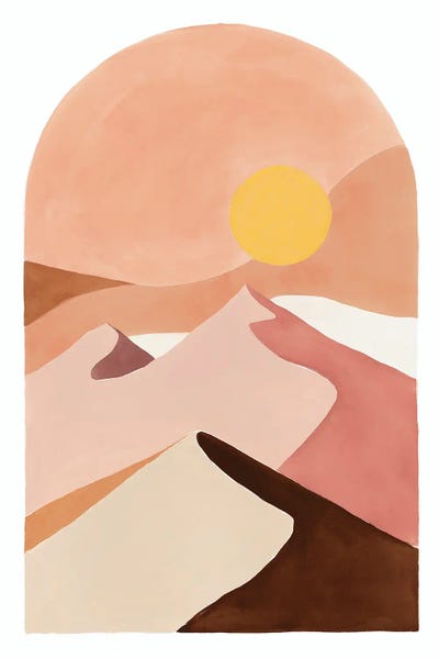 Minimalist Bohemian Decor: Desert Arch II by Isabelle Z