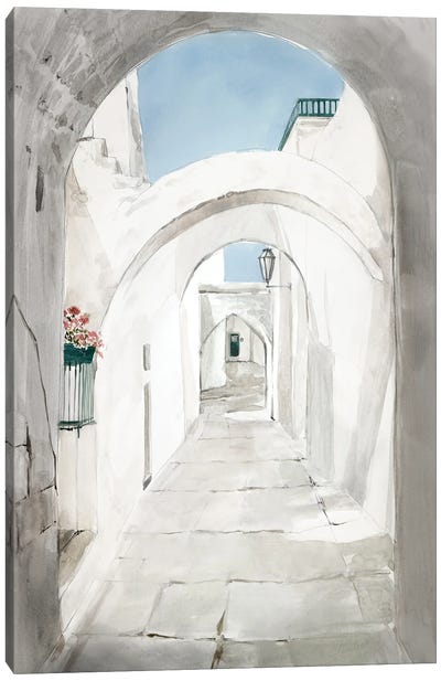 Streets Of Mykonos I Canvas Art Print - Isabelle Z