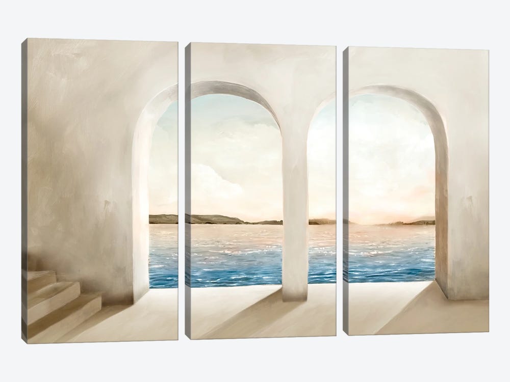 Two Arches 3-piece Canvas Print