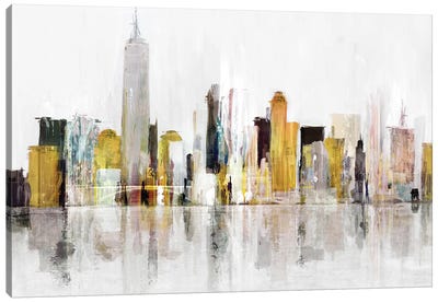 Towering Over Buildings III Canvas Art Print - Cityscape Art