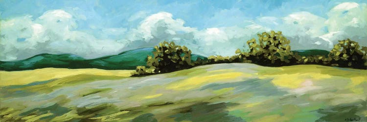 Lush Green Landscape by Kristina Wentzell wall art