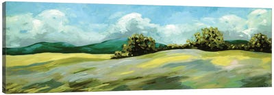 Lush Green Landscape Canvas Art Print