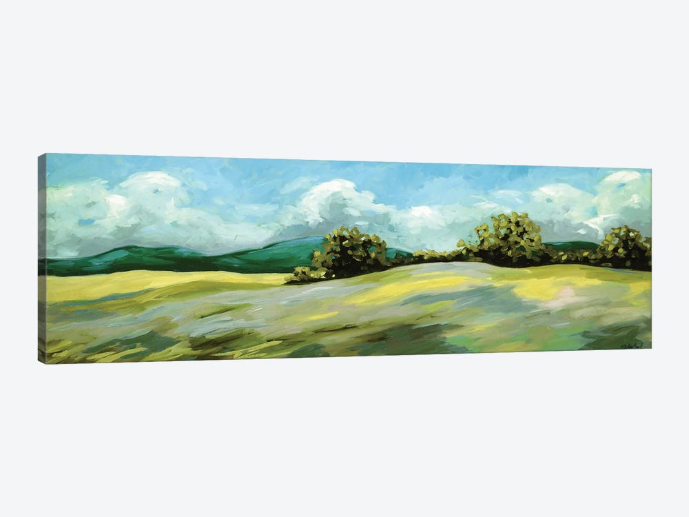Lush Green Landscape by Kristina Wentzell 1-piece Canvas Art Print