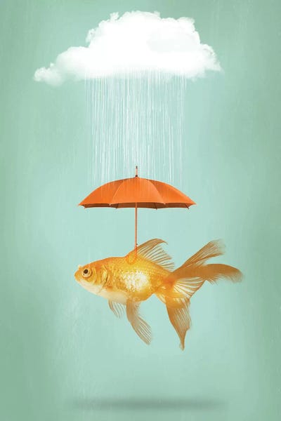 Kids Ocean Life Art: Fish Cover III by Vin Zzep