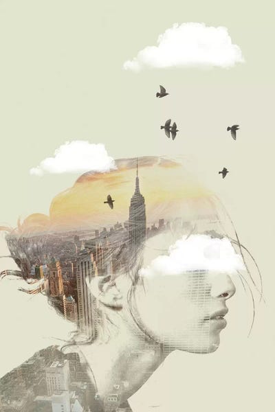 Double Exposure Photography: Double Exposure Hair II by Vin Zzep