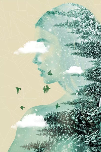 Drifting On A Cloud by Vin Zzep multi panel art