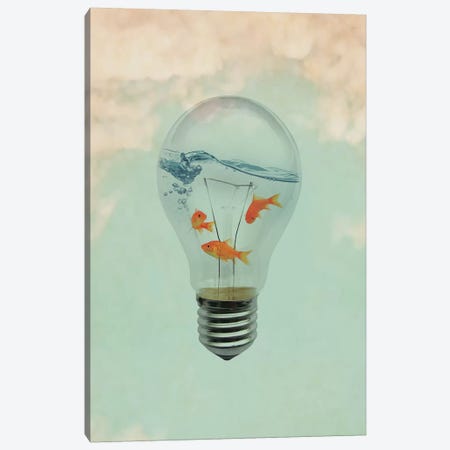 Ideas And Goldfish I Canvas Print #ZEP142} by Vin Zzep Canvas Art