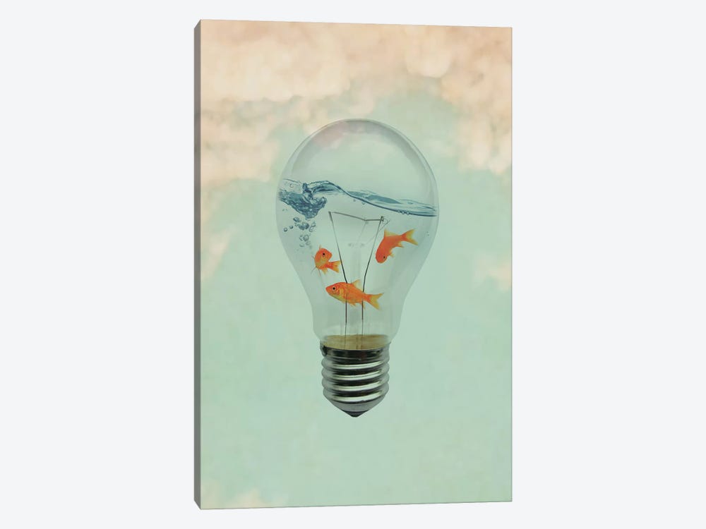Ideas And Goldfish I by Vin Zzep 1-piece Art Print