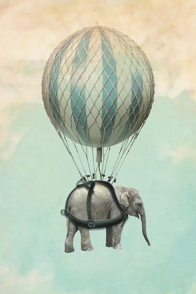 Kids Transportation Art: Jumbo I by Vin Zzep