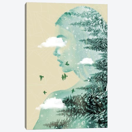 Drifting On A Cloud Canvas Print #ZEP14} by Vin Zzep Canvas Artwork