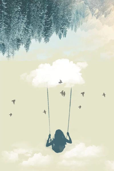 Lucy In The Sky III by Vin Zzep canvas print