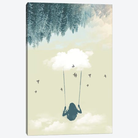 Lucy In The Sky III Canvas Print #ZEP152} by Vin Zzep Canvas Print